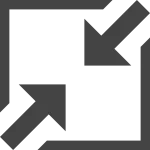 Compress Square SVG Icon